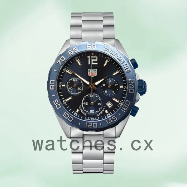 Tag Heuer Formula 1 Men 43mm CAZ1010-001 Silver-tone Blue Dial - Image 2