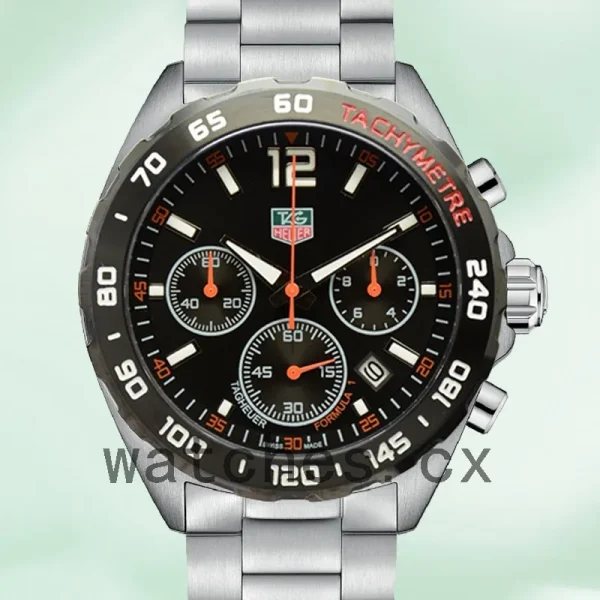 Tag Heuer Formula 1 Men CAZ1014-001 43mm Silver-tone Quartz