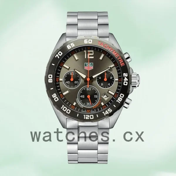 Tag Heuer Formula 1 Men CAZ1014-002 43mm Grey Dial Silver-tone - Image 2