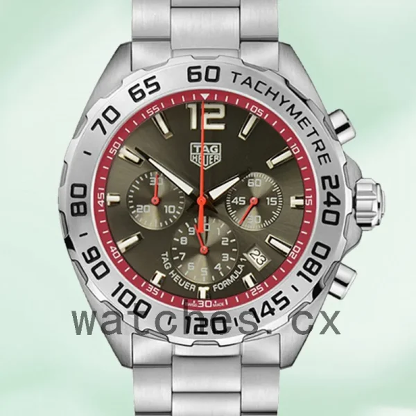 Tag Heuer Formula 1 43mm CAZ101Y-001 Men Silver-tone