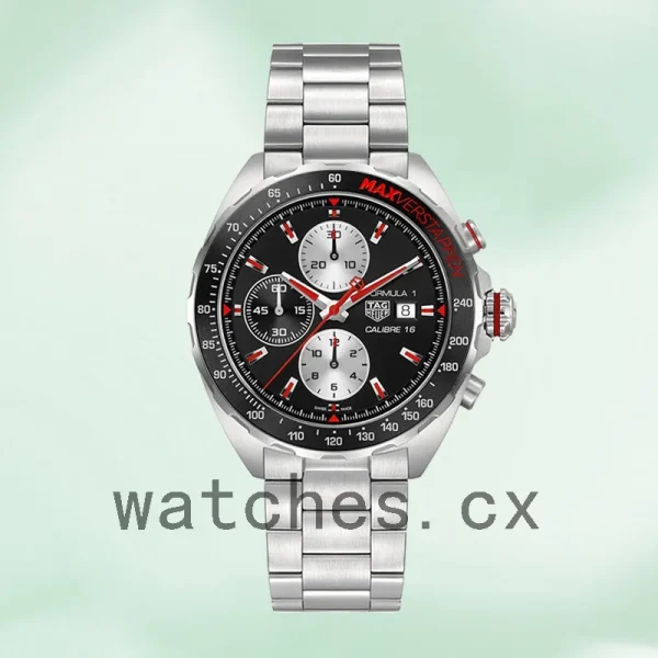 Tag Heuer Formula 1 43mm CAZ2018.BA0970-001 Men Silver-tone Black Dial - Image 2