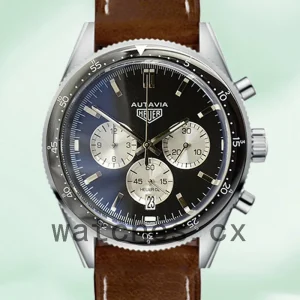 Tag Heuer Autavia 43mm CBE2110-002 Men Leather Strap