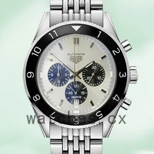 Tag Heuer Autavia 43mm Men CBE2110-006 White Dial