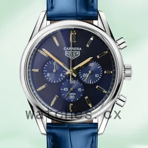 Tag Heuer Carrera Men CBK221B-001 43mm Blue Dial Quartz