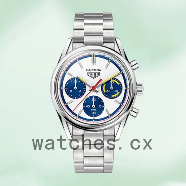 Tag Heuer Carrera CBK221C.FC6488-001 43mm Men White Dial - Image 2