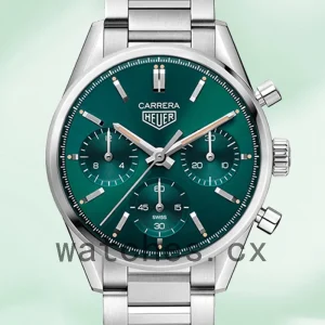 Tag Heuer Carrera Men 43mm CBK221F.FC6479-002 Silver-tone Bracelet