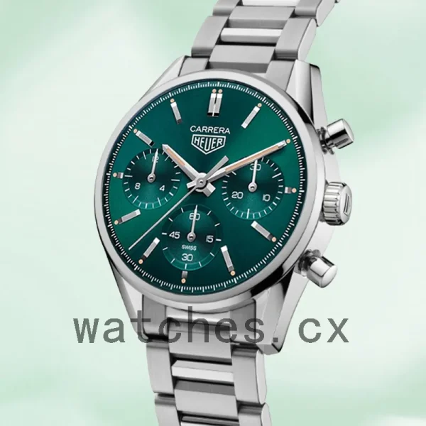 Tag Heuer Carrera Men 43mm CBK221F.FC6479-002 Silver-tone Bracelet - Image 3