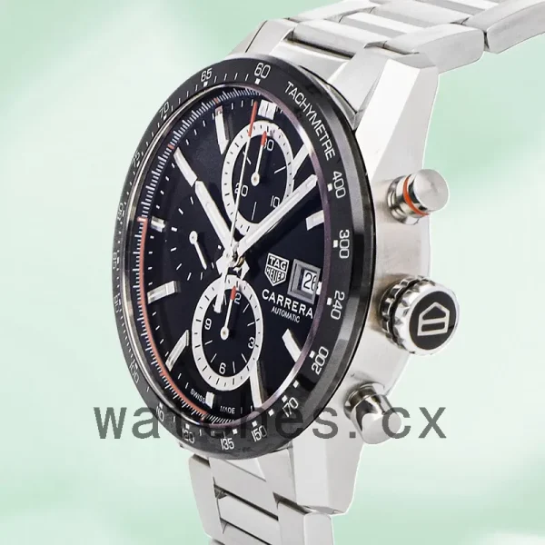 Tag Heuer Carrera 43mm Men CBM2110.BA0651 Black Dial - Image 3