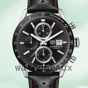 Tag Heuer Carrera Men 43mm CBM2110.FC6454 Quartz Black Dial