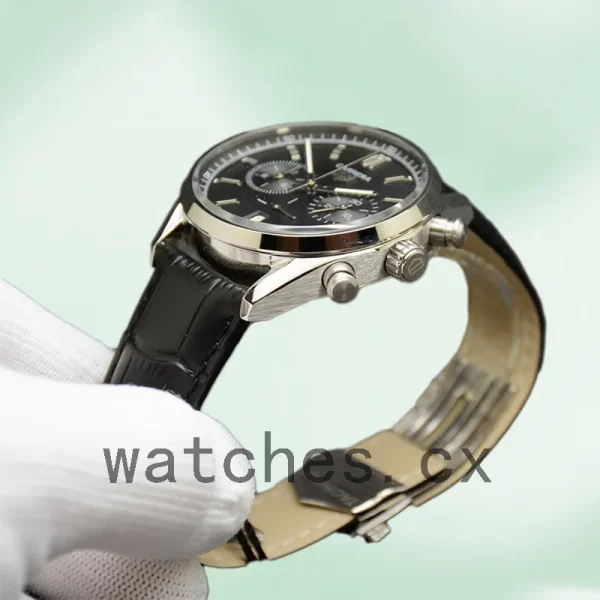 Tag Heuer Carrera CBN2010.BA0642-001 Men 43mm Leather Strap - Image 3