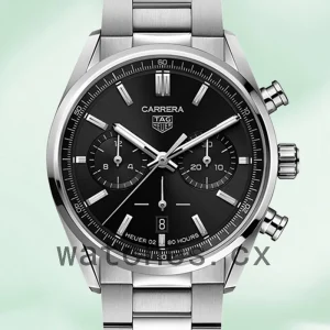 Tag Heuer Carrera 43mm Men CBN2010.BA0642 Black Dial Quartz