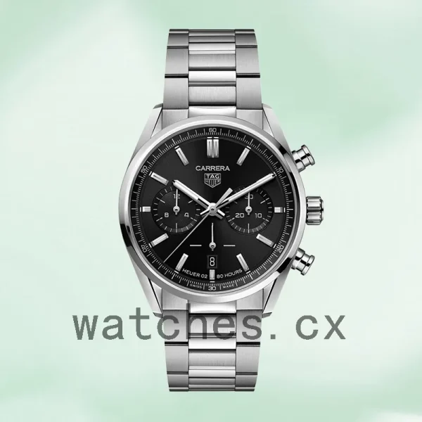 Tag Heuer Carrera 43mm Men CBN2010.BA0642 Black Dial Quartz - Image 2