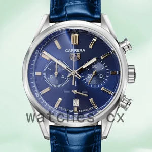 Tag Heuer Carrera Men CBN2011.BA0642-001 43mm Leather Strap Quartz