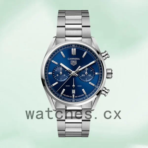 Tag Heuer Carrera Men CBN2011.BA0642 43mm Blue Dial - Image 2