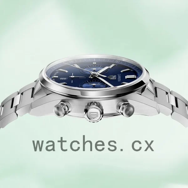 Tag Heuer Carrera Men CBN2011.BA0642 43mm Blue Dial - Image 3