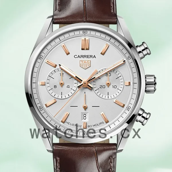 Tag Heuer Carrera CBN2013.FC6483 43mm Men Quartz White Dial