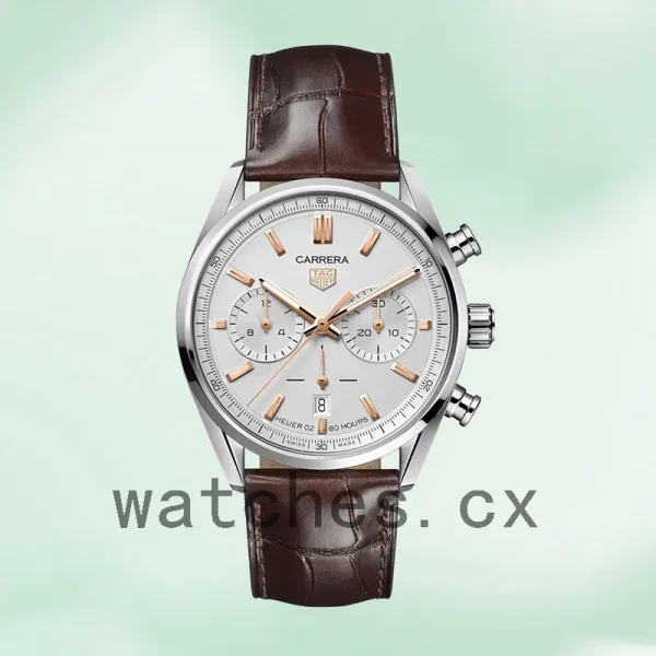 Tag Heuer Carrera CBN2013.FC6483 43mm Men Quartz White Dial - Image 2