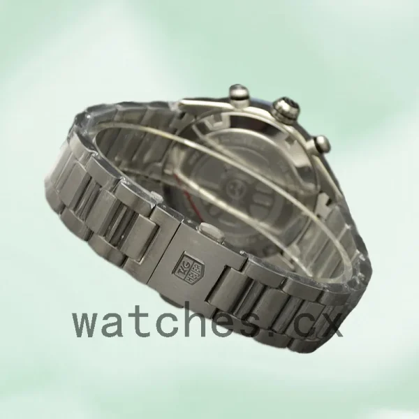 Tag Heuer Carrera 43mm CBN2A10.BA0643 Men Silver-tone Quartz - Image 4
