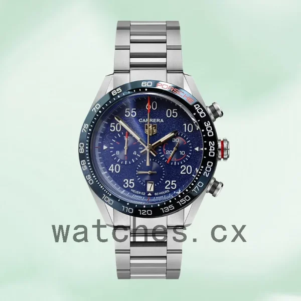 Tag Heuer Carrera Men CBN2A1F-001 43mm Blue Dial Silver-tone - Image 2