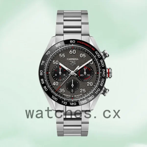 Tag Heuer Carrera CBN2A1F.BA0643 Men 43mm Silver-tone Bracelet - Image 2