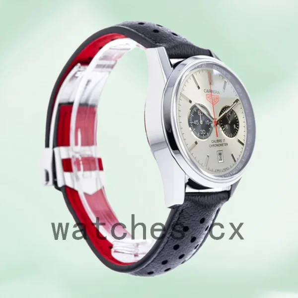 Tag Heuer Carrera Men 43mm CV2119.FC6310 Silver-tone - Image 3