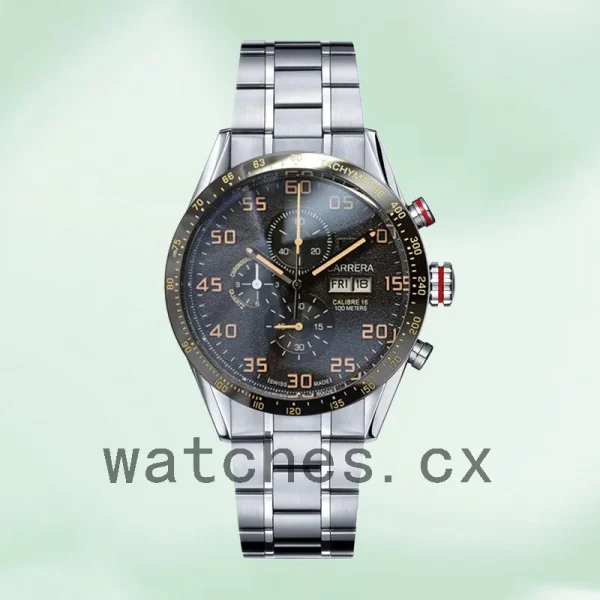 Tag Heuer Carrera 43mm Men CarreraBKSB-005 Black Dial - Image 2