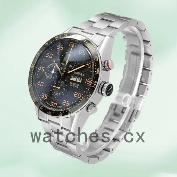 Tag Heuer Carrera 43mm Men CarreraBKSB-005 Black Dial - Image 4