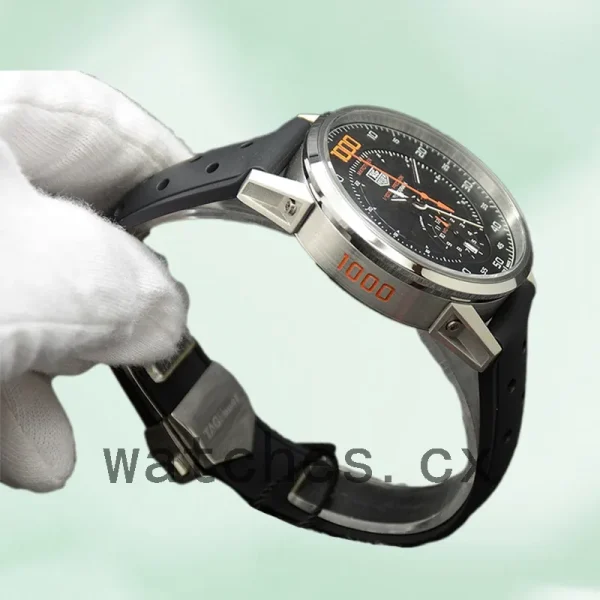 Tag Heuer Carrera CarreraBKAR-006 Men 43mm Black Dial Silver-tone - Image 3