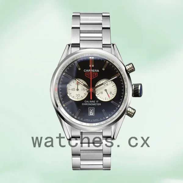 Tag Heuer Carrera Men 43mm CarreraGYSB-008 Silver-tone - Image 2