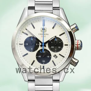 Tag Heuer Carrera Men 43mm CarreraWSB-012 Silver-tone