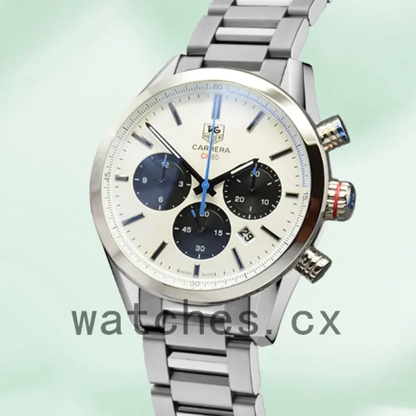Tag Heuer Carrera Men 43mm CarreraWSB-012 Silver-tone - Image 3