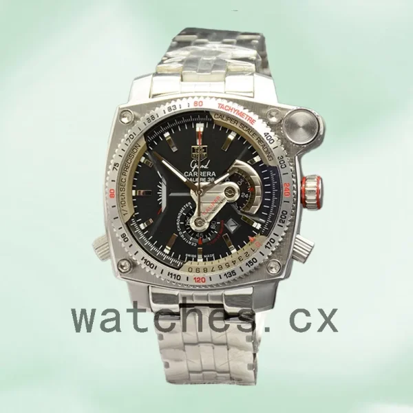 Tag Heuer Grand Carrera GrandCarreraBKSB-001 Men 43mm Black Dial - Image 2