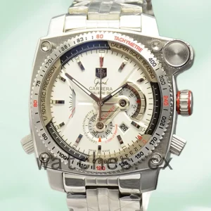 Tag Heuer Grand Carrera 43mm GrandCarreraWSB-002 Men Bracelet Silver-tone