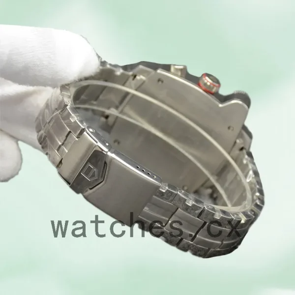 Tag Heuer Grand Carrera 43mm GrandCarreraWSB-002 Men Bracelet Silver-tone - Image 4