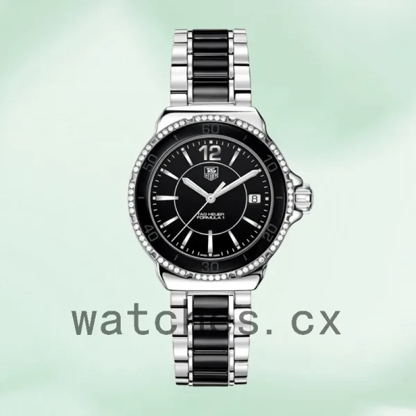 Tag Heuer Formula 1 WAH1212.BA0859 Ladies 38mm Black Dial Silver-tone - Image 2