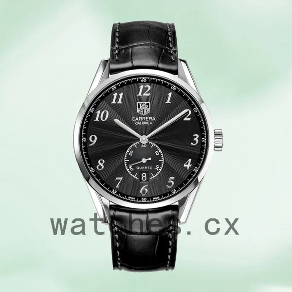 Tag Heuer Carrera Men 43mm WAS2110.FC6180 Leather Strap - Image 2