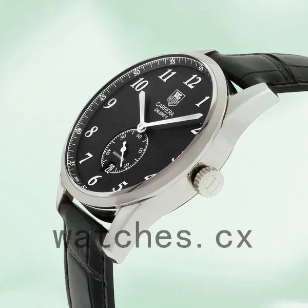 Tag Heuer Carrera Men 43mm WAS2110.FC6180 Leather Strap - Image 3