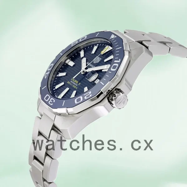 Tag Heuer Aquaracer 43mm Men WAY201B.BA0927 Silver-tone Bracelet - Image 3