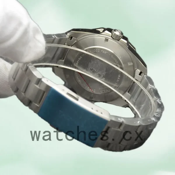 Tag Heuer Aquaracer 43mm Men WAY201B.BA0927 Silver-tone Bracelet - Image 4