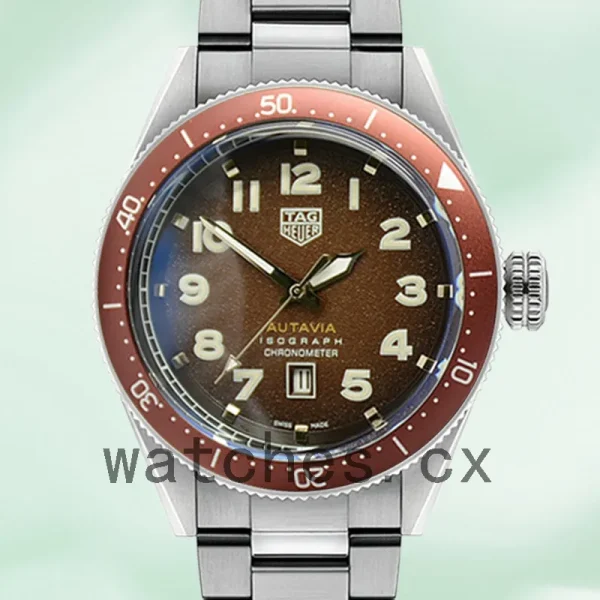 Tag Heuer Autavia Men WBE5114-003 43mm Automatic Silver-tone