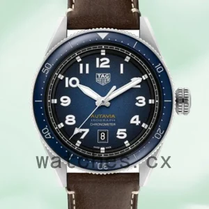 Tag Heuer Autavia WBE5116.FC8266 Men 43mm Leather Strap