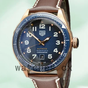Tag Heuer Autavia WBE5190-002 43mm Men Blue Dial