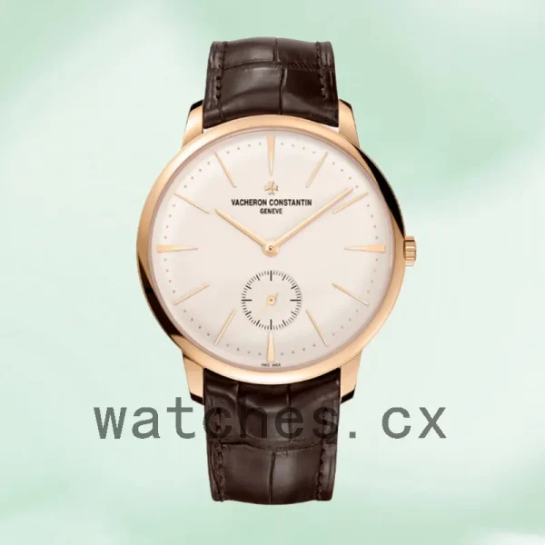 Vacheron Constantin Patrimony 42mm 1110U/000R-B085 Men Leather Strap Rose Gold-tone - Image 2
