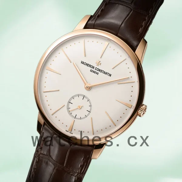Vacheron Constantin Patrimony 42mm 1110U/000R-B085 Men Leather Strap Rose Gold-tone - Image 3