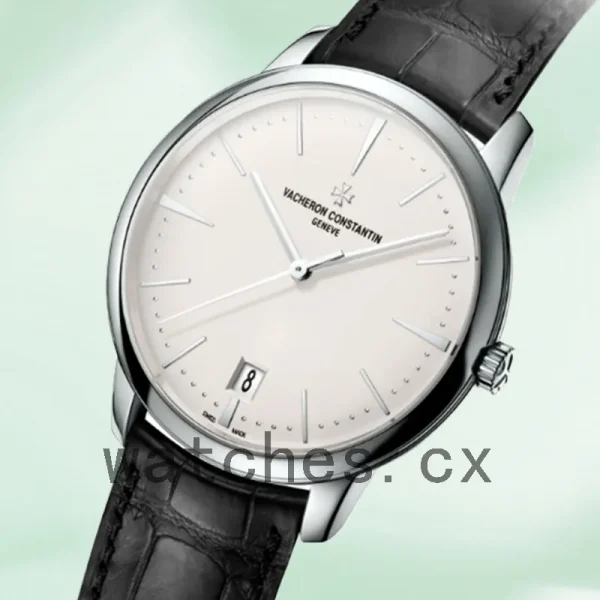 Vacheron Constantin Patrimony 4100U/000G-B181 Men 42mm White Dial - Image 3