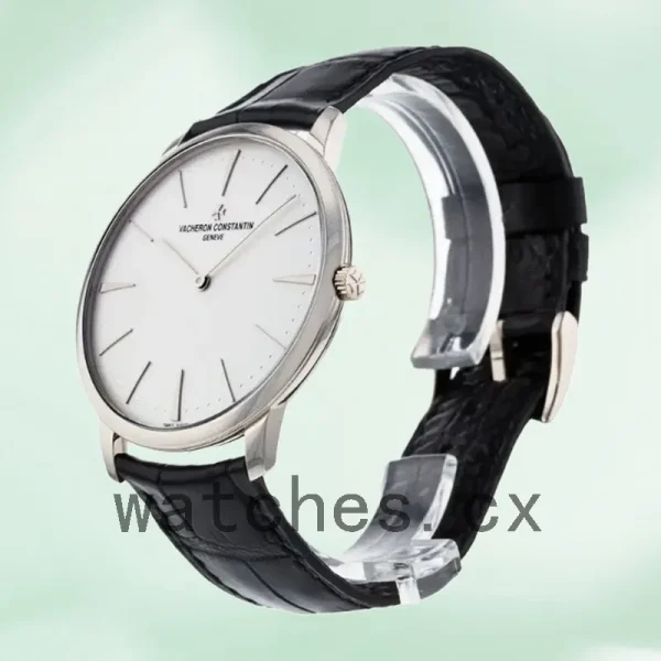Vacheron Constantin Patrimony 81180000G-9117 Men 42mm Leather Strap White Dial - Image 4
