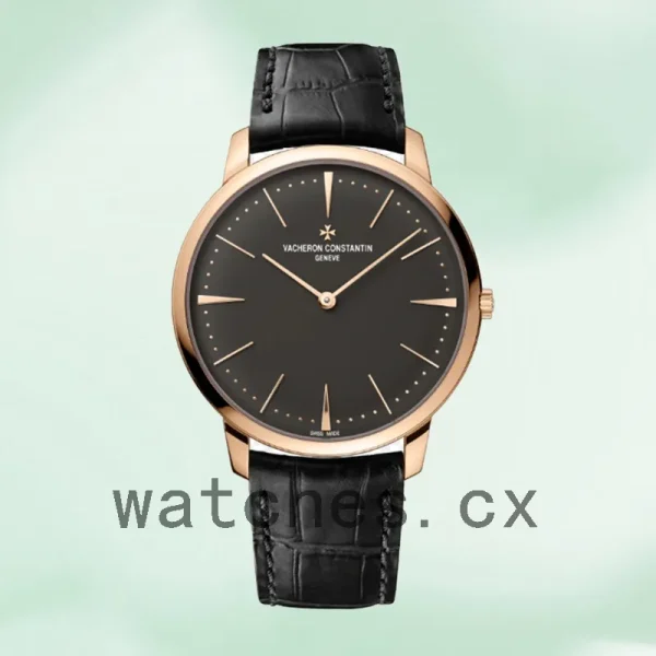 Vacheron Constantin Patrimony 81180/000R-9162 42mm Men Rose Gold-tone Black Dial - Image 2