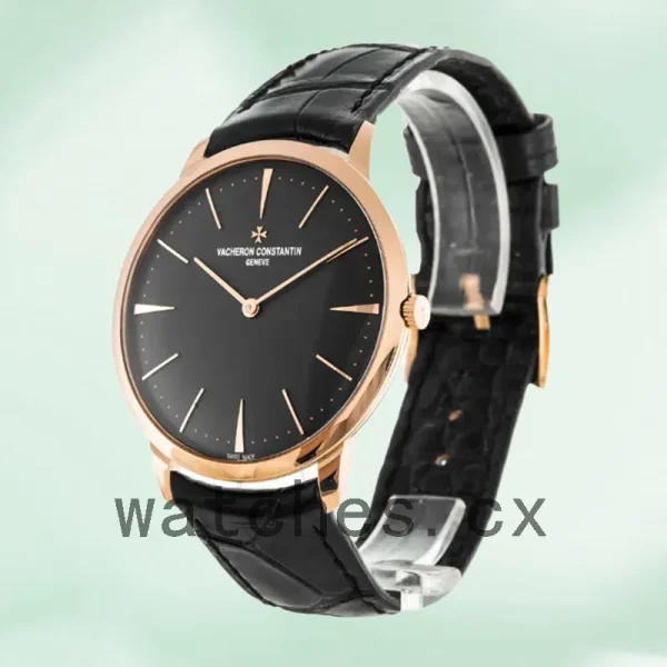 Vacheron Constantin Patrimony 81180/000R-9162 42mm Men Rose Gold-tone Black Dial - Image 3