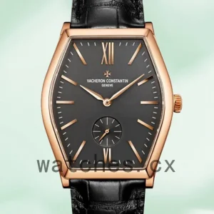 Vacheron Constantin Malte Men 40mm 82230/000R-9716 Black Dial Leather Strap