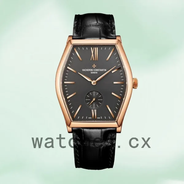 Vacheron Constantin Malte Men 40mm 82230/000R-9716 Black Dial Leather Strap - Image 2